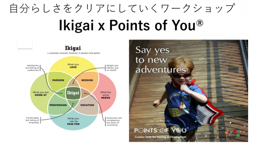 2/29(土)自分らしさをクリアにしていくワークショップ Ikigai×Points of You